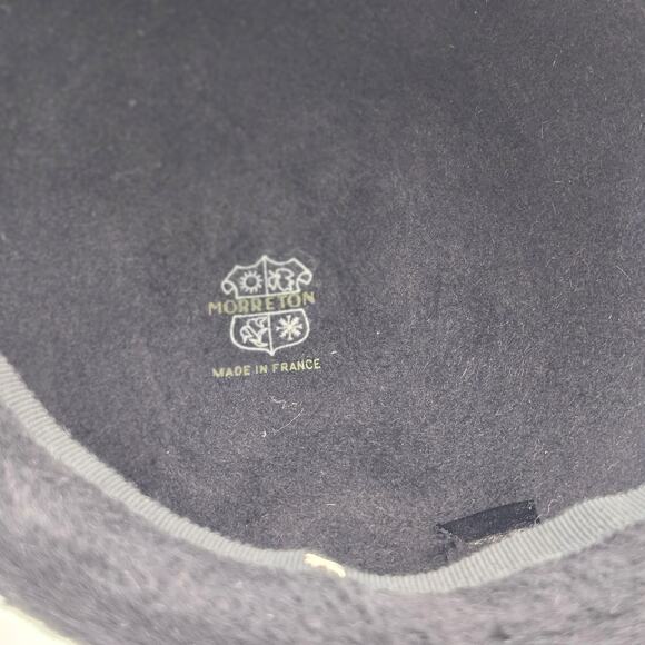 Vintage Chapeau by Mia Bad-Vilbel Black Mystere Fur Hat D0001 - Picture 5 of 7